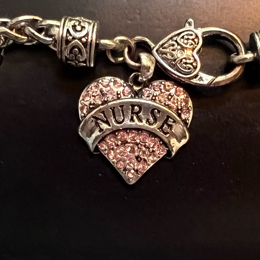 Silver Nurse Bracelet